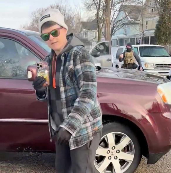 BREAKING: Alpha News has obtained cellphone footage showing perspective of federal agent at center of ICE-involved shooting in Minneapolis